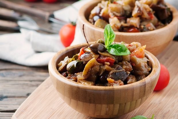 Italian appetizer from eggplant