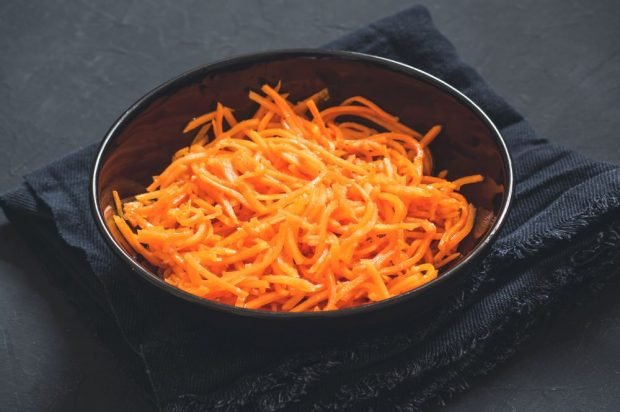 Carrot in Korean with lemon juice