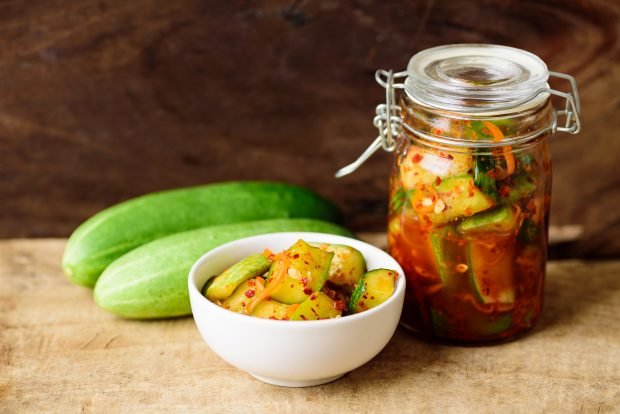 Cucumbers in Korean for the winter