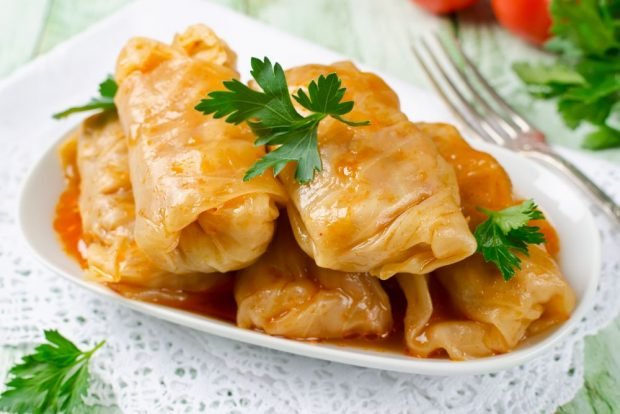 Lenten cabbage rolls