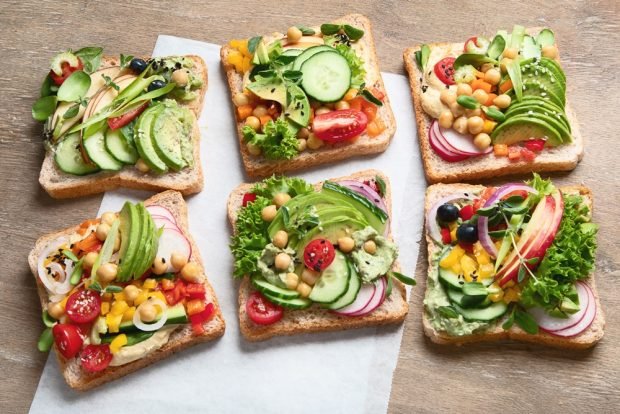 Lenten sandwiches for the festive table