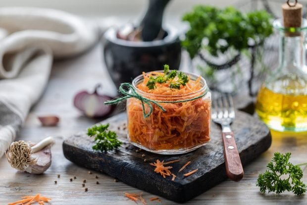 Madame carrot salad for the winter