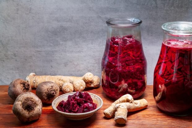 Pickled beets with horseradish