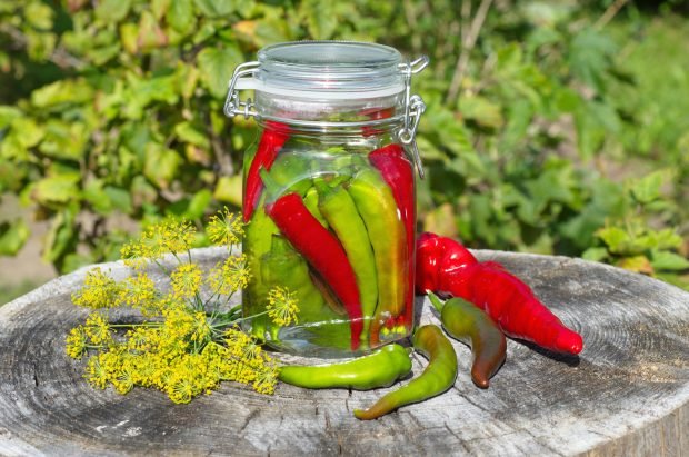 Pickled bitter pepper for the winter