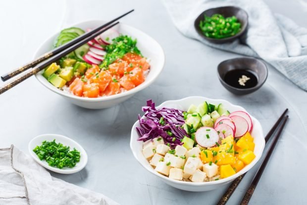 Poke with tofu